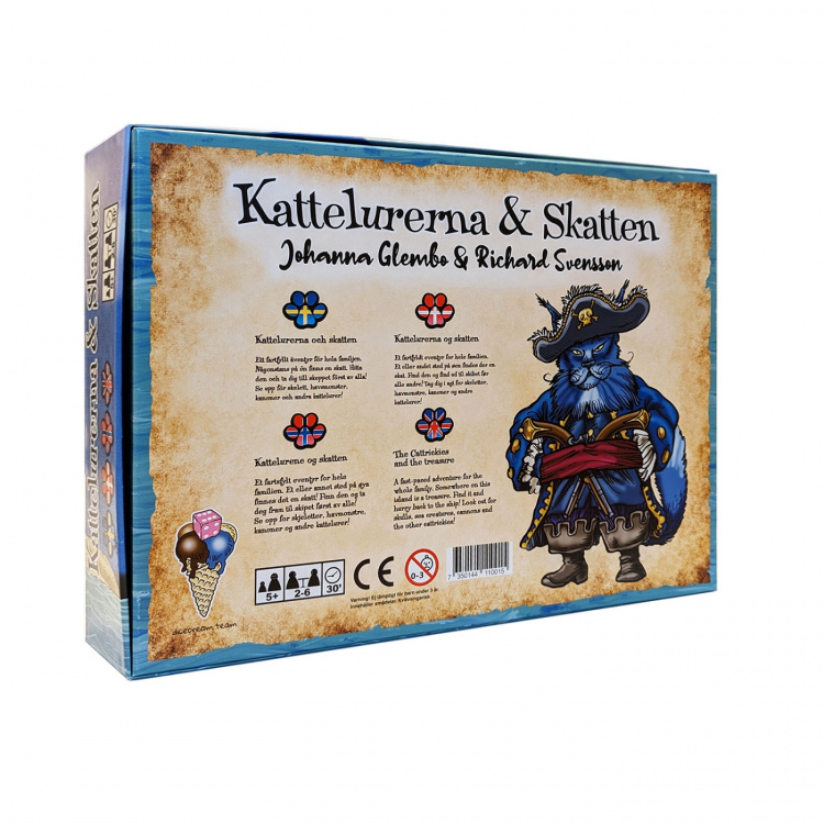 SPELKORTSFÖRLAGET Game Kattelurerna & Skatten (SE/DK/NO/EN)