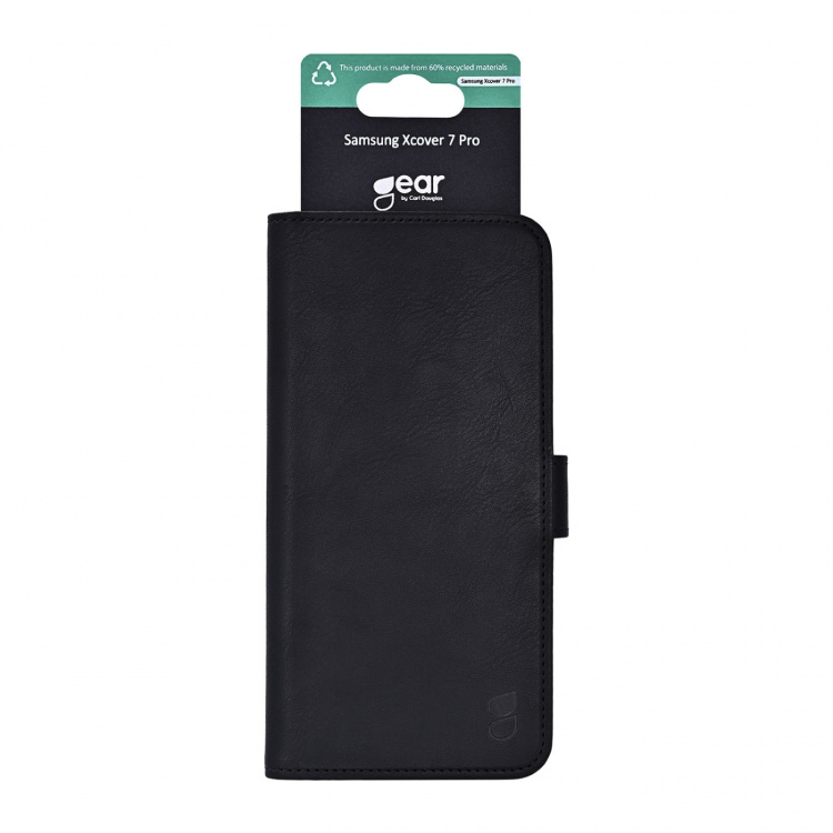 Gear Wallet Case 3 Card Slots Black - Samsung Galaxy Xcover 7 Pro