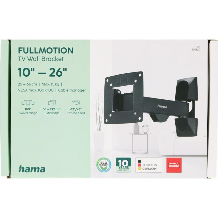 Hama TV Wall Bracket Tilt VESA Black