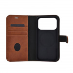 Radicover Wallet Case Radiation Protection 2in1 Brown - iPhone 16 Pro