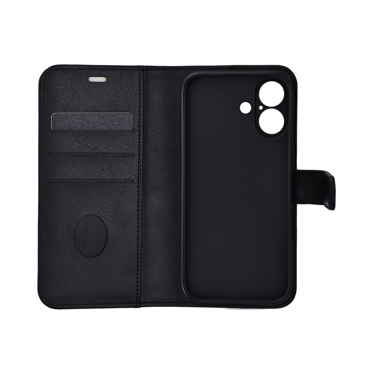 Radicover Wallet Case Anti-Radiation 3 Card RFID Black - iPhone 17