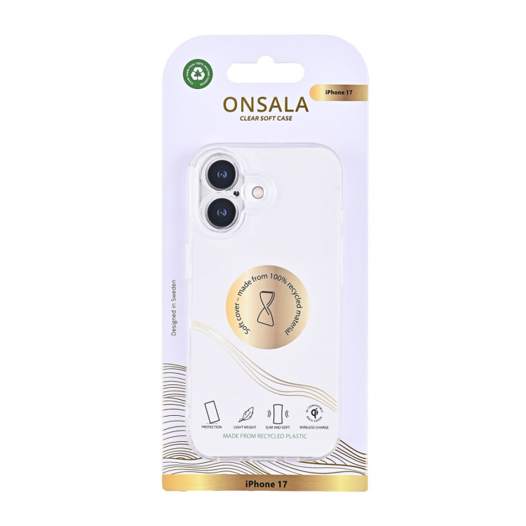 Onsala Phone Case Recycled TPU Transparent - iPhone 17