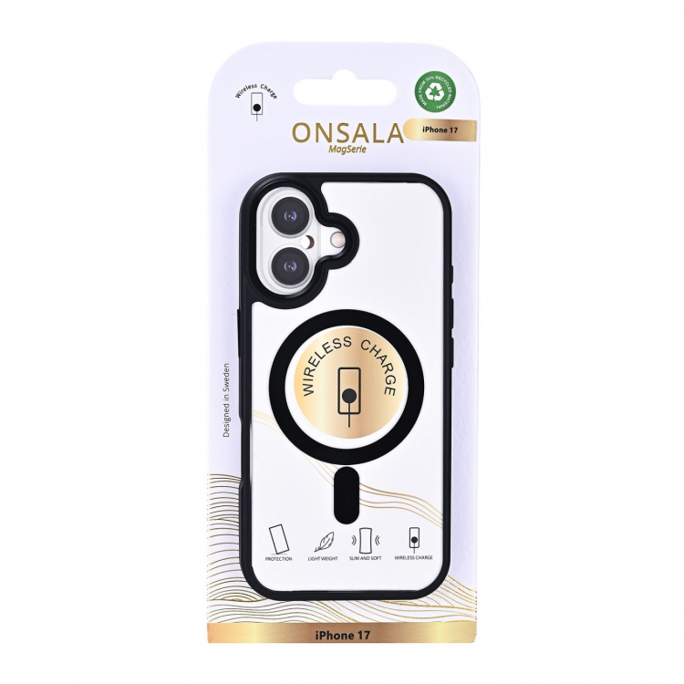 Onsala Phone Case Bumper MagSeries Black & Clear - iPhone 17
