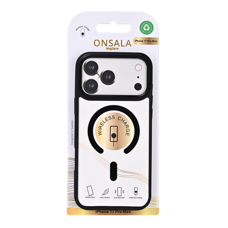 Onsala Phone Case Bumper MagSeries Black & Clear - iPhone 17 Pro Max