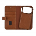 Buffalo Wallet Case 2-in-1 3 Card MagSeries Brown - iPhone 17 Pro