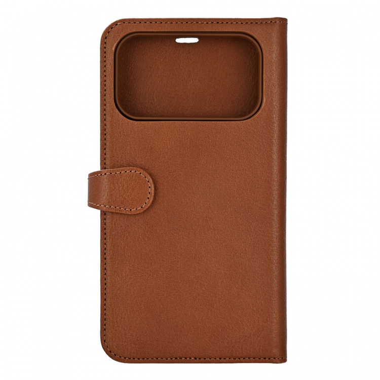 Buffalo Wallet Case 2-in-1 3 Card MagSeries Brown - iPhone 17 Pro Max