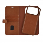 Buffalo Wallet Case 2-in-1 3 Card MagSeries Brown - iPhone 17 Pro Max