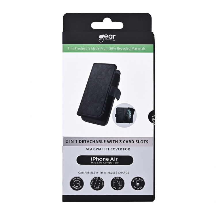 Gear Wallet Case 2-in-1 MagSerie Black - iPhone Air