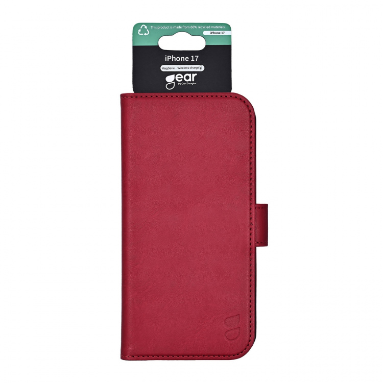 Gear Wallet Case 3 Card Slots Magseries Deep Red - iPhone 17