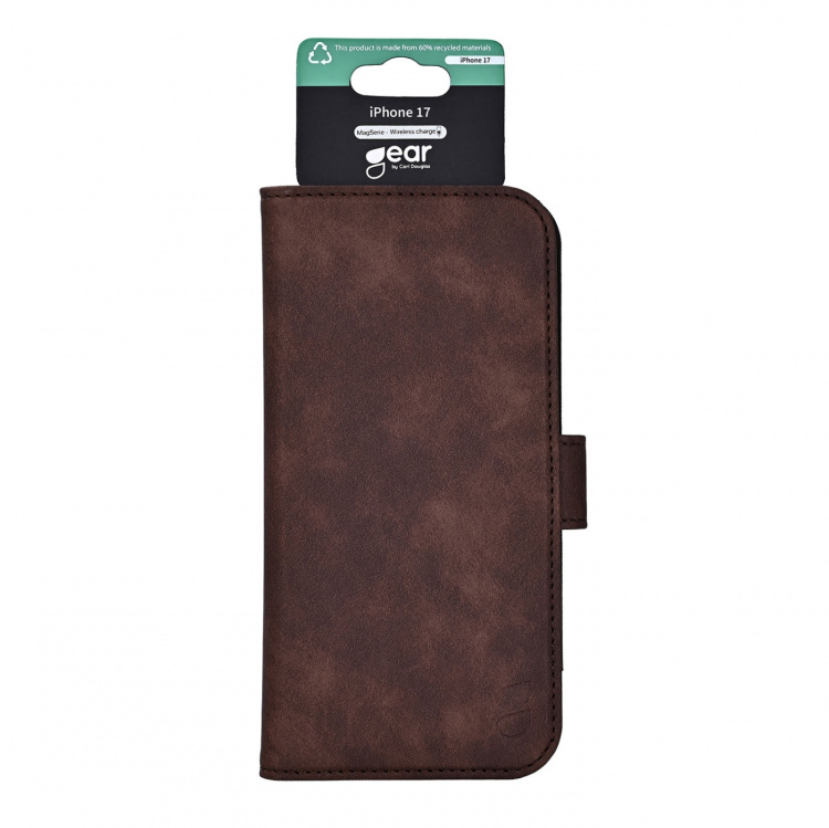 Gear Wallet Case 3 Card Slots Magseries Brown - iPhone 17