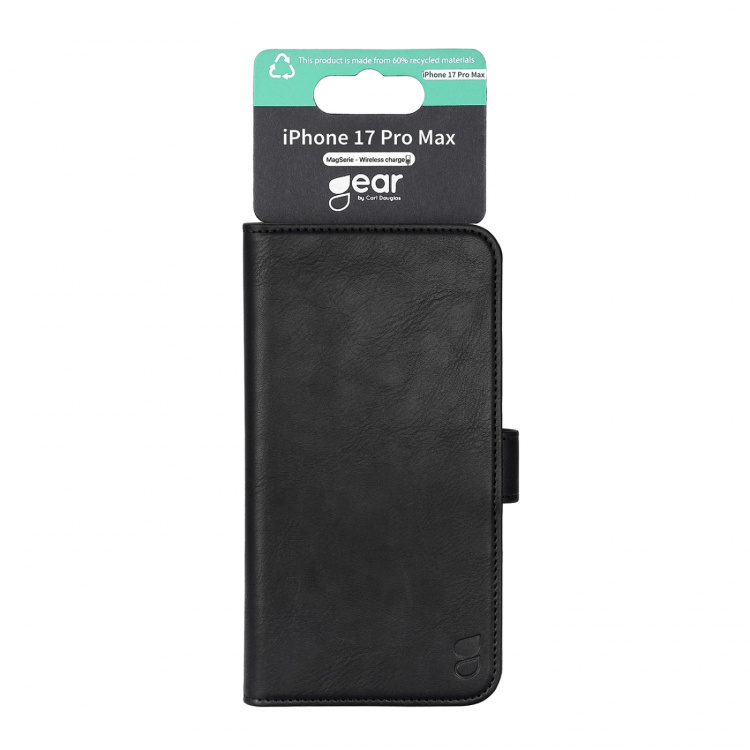 Gear Wallet Case 3 Card Slots Magseries Black - iPhone 17 Pro Max