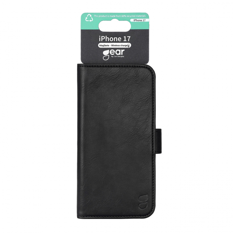 Gear Wallet Case 3 Card Slots Magseries Black - iPhone 17