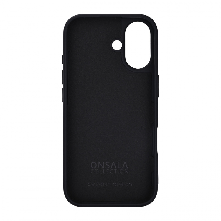 Onsala Phone Case with Silicone Feel Black - iPhone 17