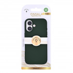 Onsala Phone Case with Silicone Feel Olive Green - iPhone 17