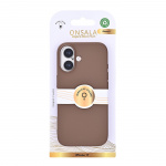 Onsala Phone Case with Silicone Feel Chocolate - iPhone 17