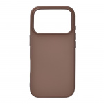 Onsala Phone Case with Silicone Feel Chocolate - iPhone 17 Pro