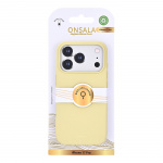 Onsala Phone Case with Silicone Feel Lemon - iPhone 17 Pro