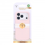 Onsala Phone Case with Silicone Feel Chalk Pink - iPhone 17 Pro