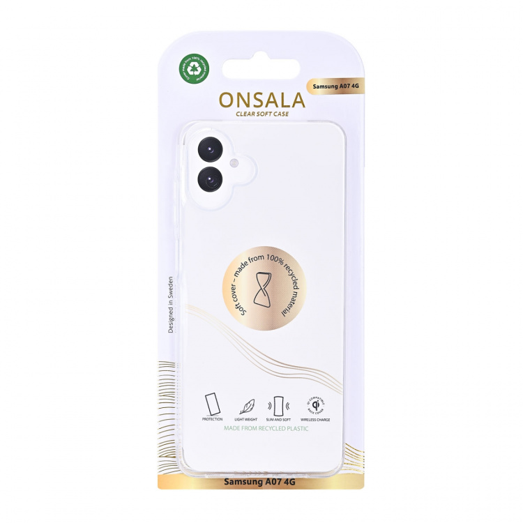 Onsala Phone Case Recycled TPU Transparent - Samsung Galaxy A07 4G