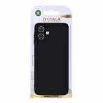 Onsala Phone Case with Silicone Feel Black - Samsung Galaxy A07 4G