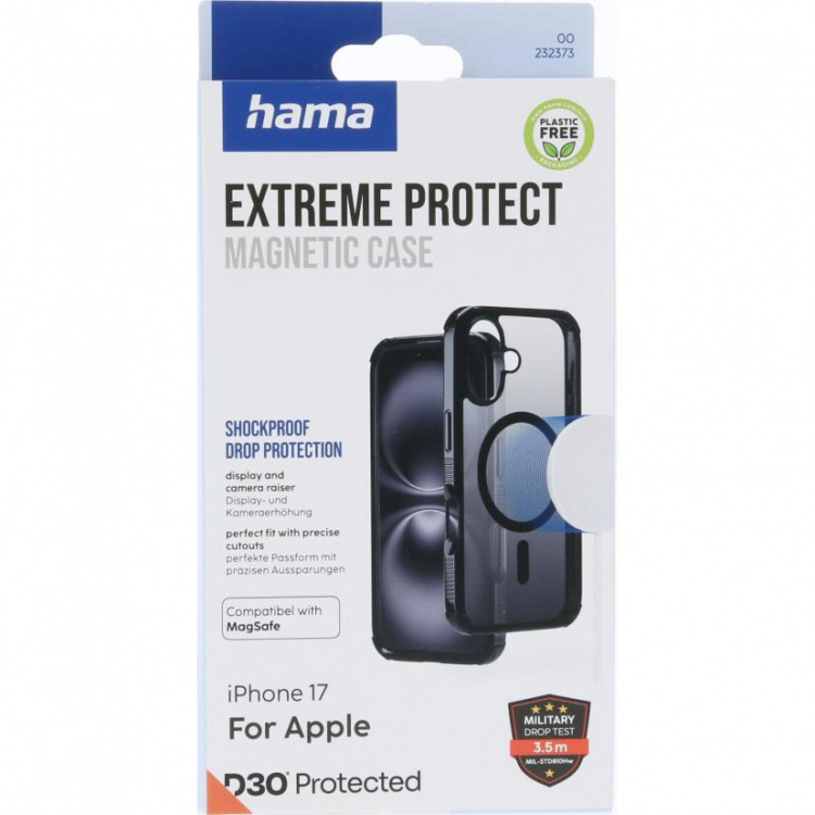 Hama Phone Case Extreme Protect iPhone 17 MagCase Black