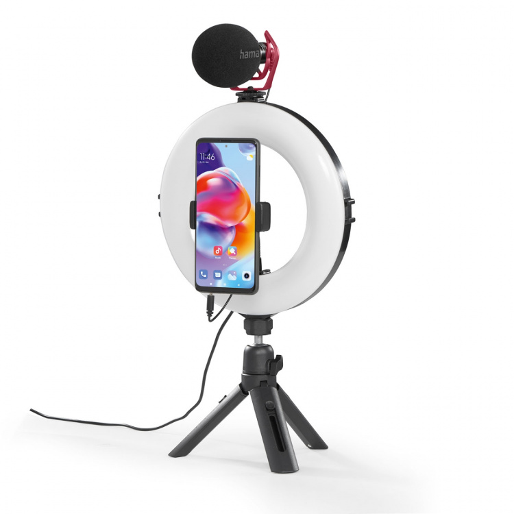 Hama Ring Light Spotlight Smart 80 Ii Set for Smartphones