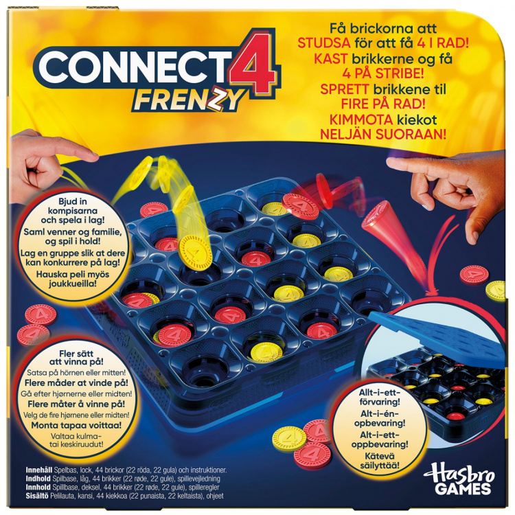 Hasbro gaming Board Game Connect 4 Frenzy