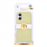 Onsala Phone Case with Silicone Feel Lime - iPhone 17