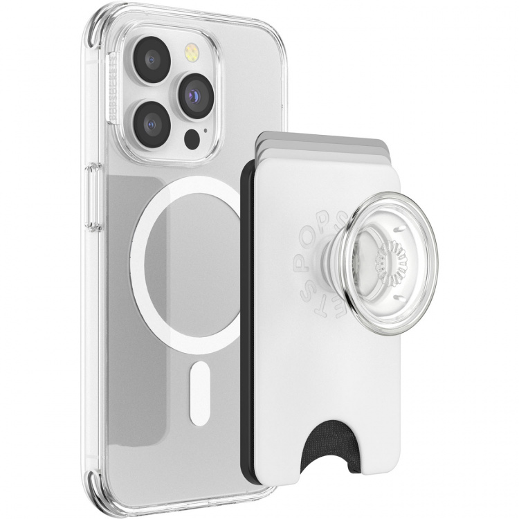 PopSockets Wallet Popwallet for Magsafe White