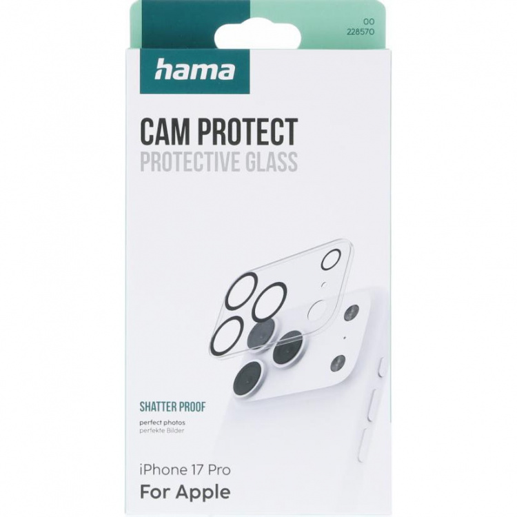 Hama Camera Protective Glass iPhone 17 Pro