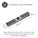 Desire2 Laptop Riser X Stand Foldable Aluminum