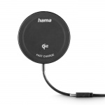 Hama Wireless Charging Qi2 Fast Charging 15W Black