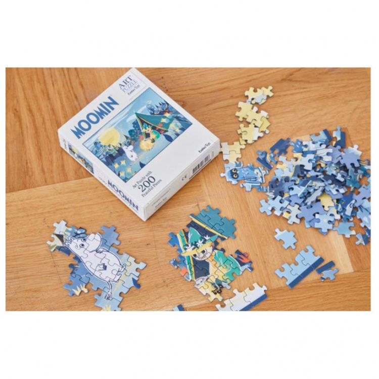 Moomin Puzzle 200 Pcs Art Puzzle Blue