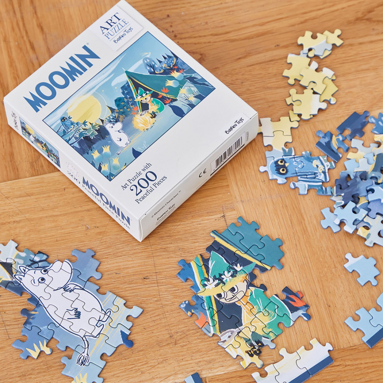 Moomin Puzzle 200 Pcs Art Puzzle Blue