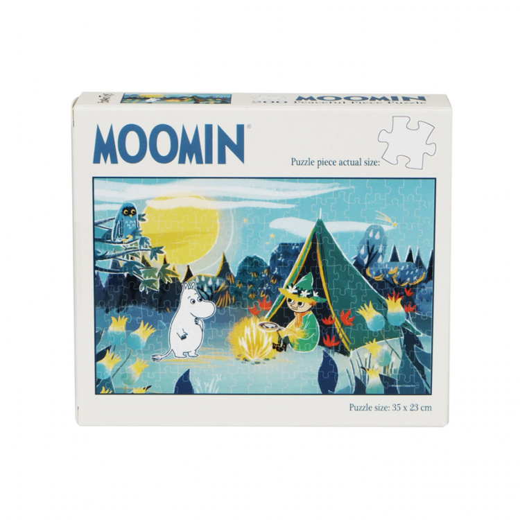 Moomin Puzzle 200 Pcs Art Puzzle Blue