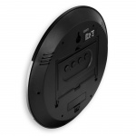 Hama Wall Clock Ischia DCF Radio Black Silver