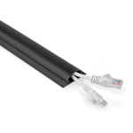 Nedis Cable Management | Duct | 1 pcs | Maximum cable thickness: 16 mm | PVC | Black