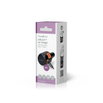 Nedis Car Charger | 2.4 / 3.0 A | Number of outputs: 3 | Port type: USB-A / USB-C™ | USB-C™ Retractable Cable | 0.70 m | Automatic Voltage Selection