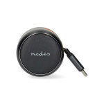 Nedis Car Charger | 2.4 / 3.0 A | Number of outputs: 3 | Port type: USB-A / USB-C™ | USB-C™ Retractable Cable | 0.70 m | Automatic Voltage Selection