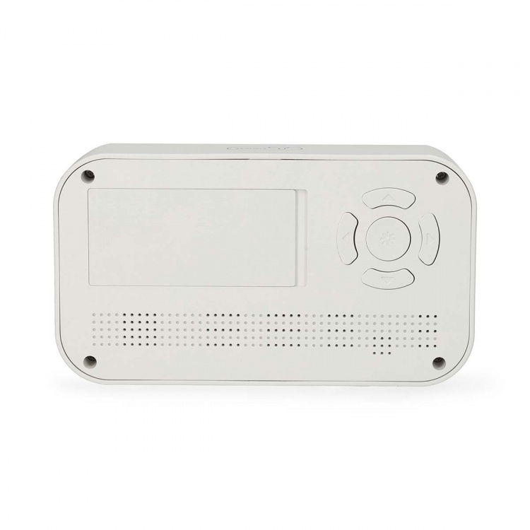 Nedis Digital Desk Alarm Clock | LCD | Backlight | Snooze function | Date display | Timer function | White