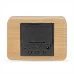 Nedis Digital Desk Alarm Clock | LED | Backlight | Snooze function | Date display | Indoor temperature | Wood