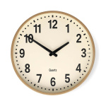 Nedis Wall Clock | Diameter: 300 mm | Wood | Silent movement | Wood