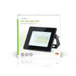 Nedis LED Floodlight | 4000 K | Rated luminous flux: 1620 lm | IP44 | Energy class: F | 220 - 240 V AC 50/60 Hz | 20 W
