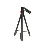 Nedis Tripod | Maximum load capacity: 3 kg | Minimum working height: 41.5 cm | Maximum working height: 160 cm | 5 Segments | Pan & Tilt | Travel bag included | ABS / Aluminium | Black