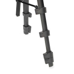 Nedis Tripod | Maximum load capacity: 3 kg | Minimum working height: 41.5 cm | Maximum working height: 160 cm | 5 Segments | Pan & Tilt | Travel bag included | ABS / Aluminium | Black