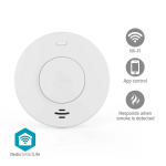 Nedis SmartLife Smoke Detector | Battery Powered | Sensor life cycle: 10 year | EN 14604 | Max. battery life: 120 Months | 85 dB | White | 1 pcs