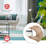 Nedis SmartLife Smoke Detector | Battery Powered | Sensor life cycle: 10 year | EN 14604 | Max. battery life: 36 Months | 85 dB | White | 1 pcs