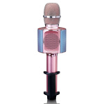 Lenco Bluetooth® Karaoke microphone with speaker & lighting Pink Lenco Bluetooth® Karaoke microphone with speaker & lighting Pink