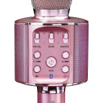 Lenco Bluetooth® Karaoke microphone with speaker & lighting Pink Lenco Bluetooth® Karaoke microphone with speaker & lighting Pink