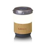 Lenco Lantern with built-in Bluetooth® speaker Bamboo Lenco Lantern with built-in Bluetooth® speaker Bamboo
